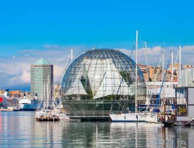 Futuristische Biosfera in Genua