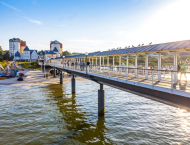 Promenade rauf, Strand runter